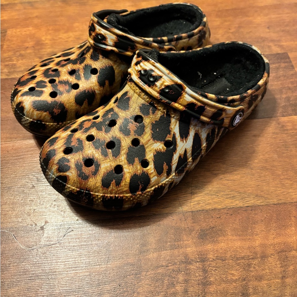 Leopard Print Crocs - image 1